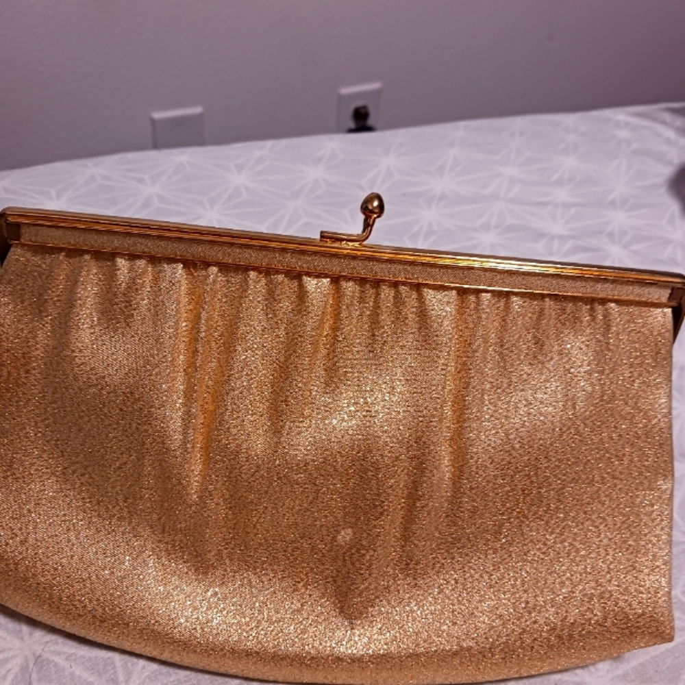 Vintage evening purse with chain handle 1960